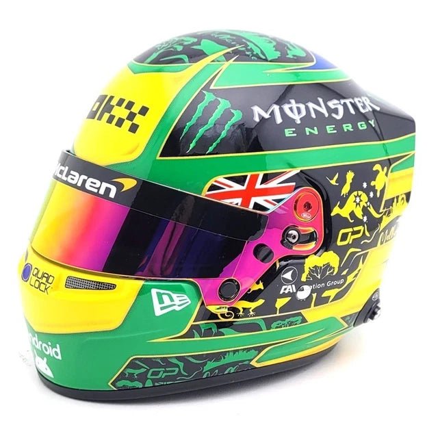 Casque Réplique Oscar Piastri – Melbourne GP 2025 – Échelle 1:1 - headgrid.fr