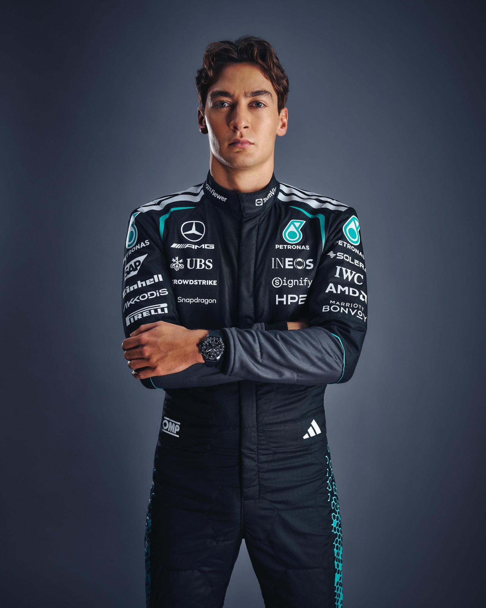 Combinaison Réplique Mercedes-AMG Petronas – Saison 2026 – Échelle 1:1