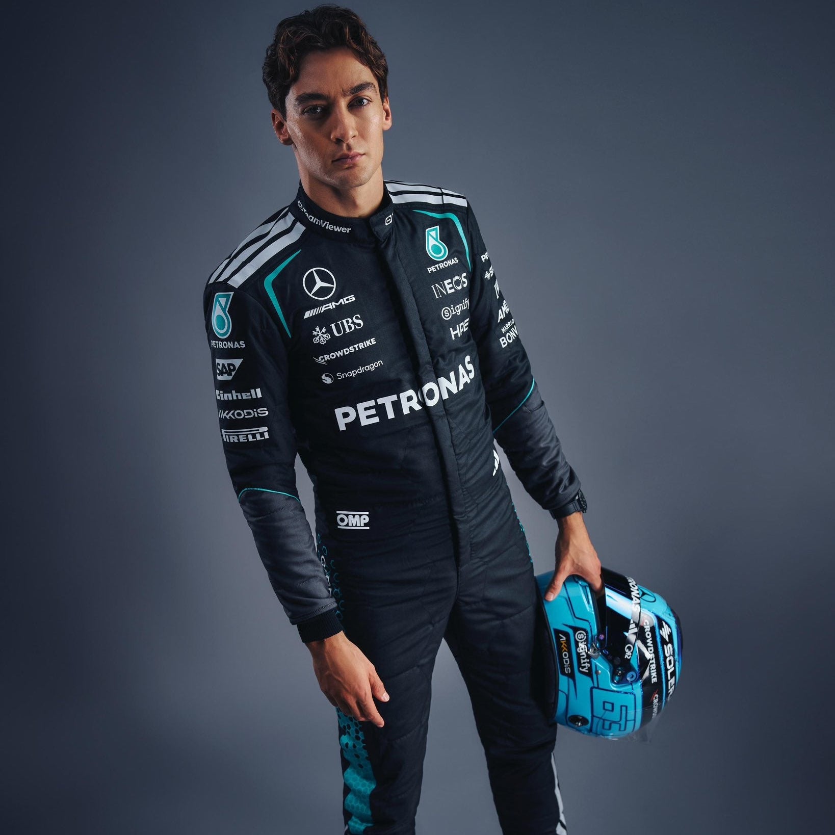 Combinaison Réplique Mercedes-AMG Petronas – Saison 2026 – Échelle 1:1