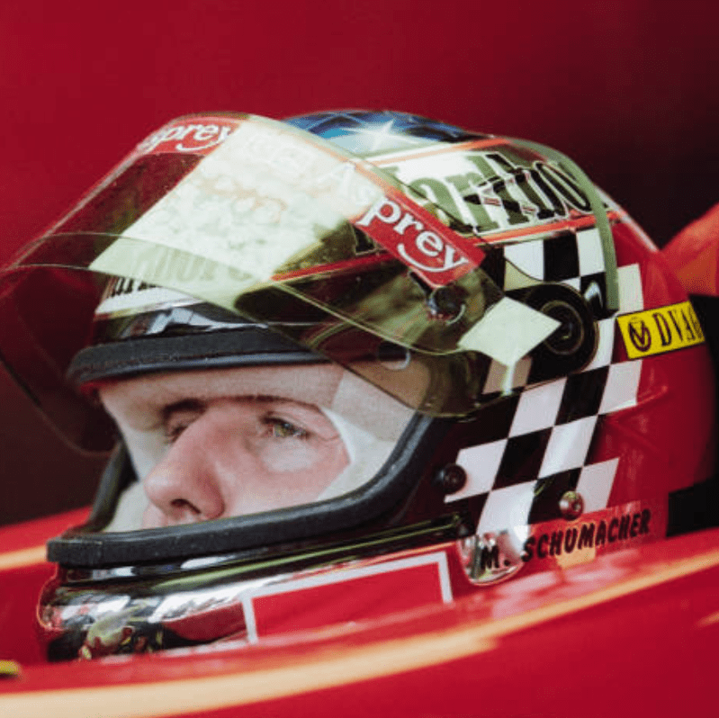 Casque Réplique Michael Schumacher – Saison 1998 – Ferrari F1 – Échelle 1:1 - headgrid.fr