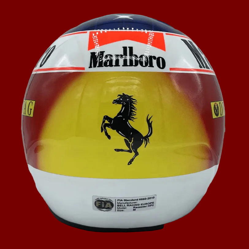 Casque Réplique Michael Schumacher – Saison 1998 – Ferrari F1 – Échelle 1:1 - headgrid.fr