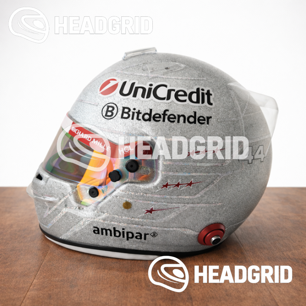 Casque Réplique Lewis Hamilton – Las Vegas GP 2025 – Échelle 1:1