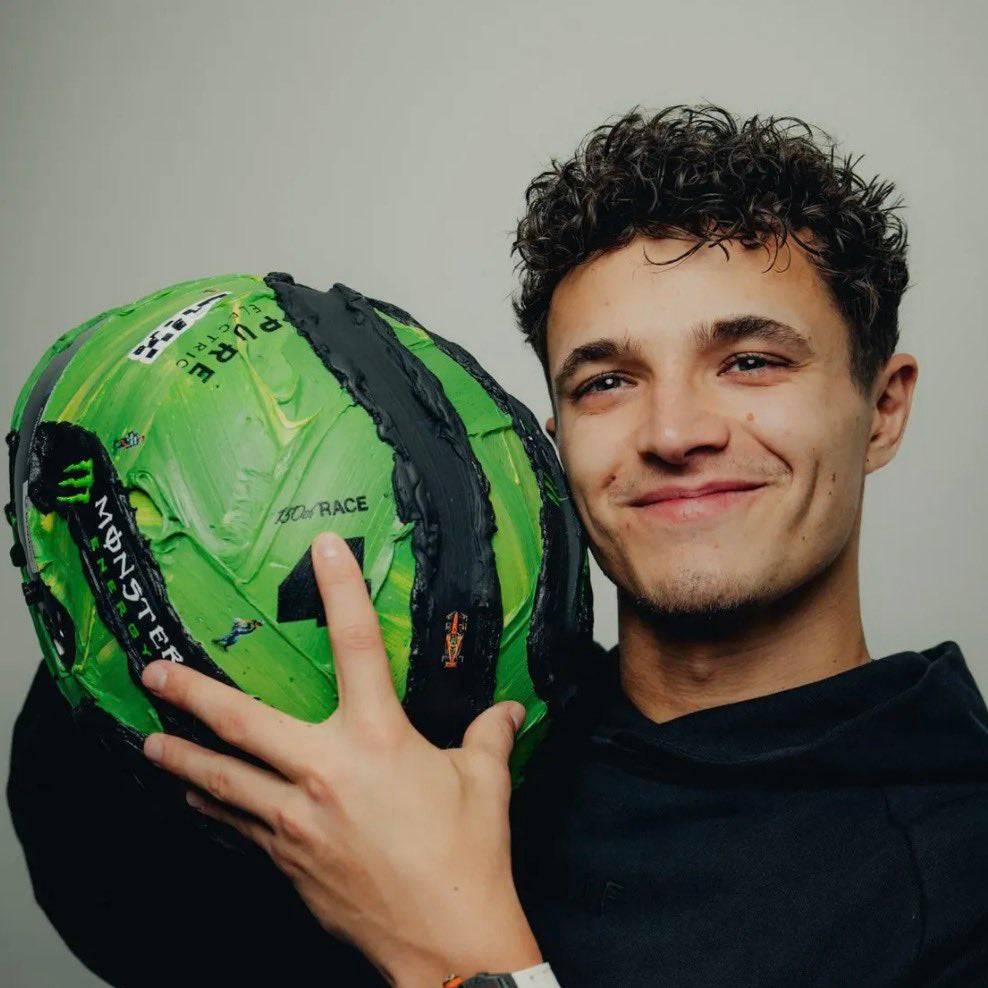 Casque Réplique Lando Norris – Las Vegas GP 2025 – Échelle 1:1