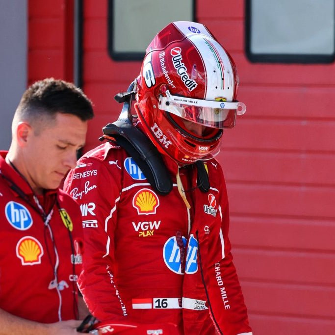 Casque Charles Leclerc 1:1 - Imola 2025 - headgrid.fr