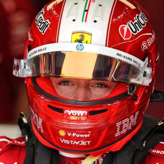 Casque Charles Leclerc 1:1 - Imola 2025 - headgrid.fr