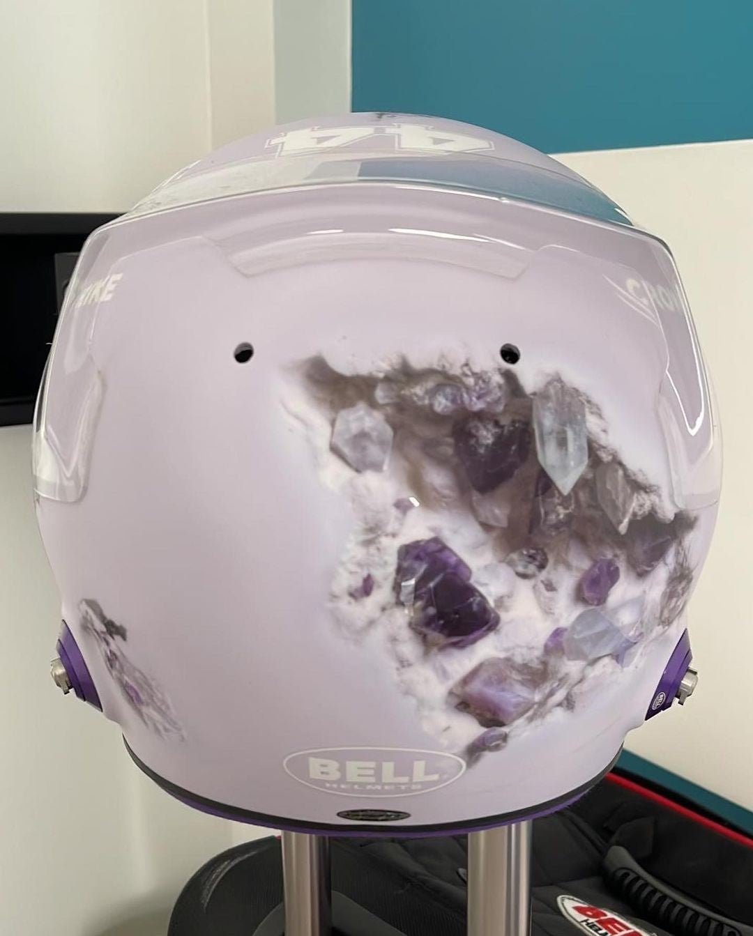 Casque Réplique Lewis Hamilton – Monaco GP 2022 – Échelle 1:1 - headgrid.fr