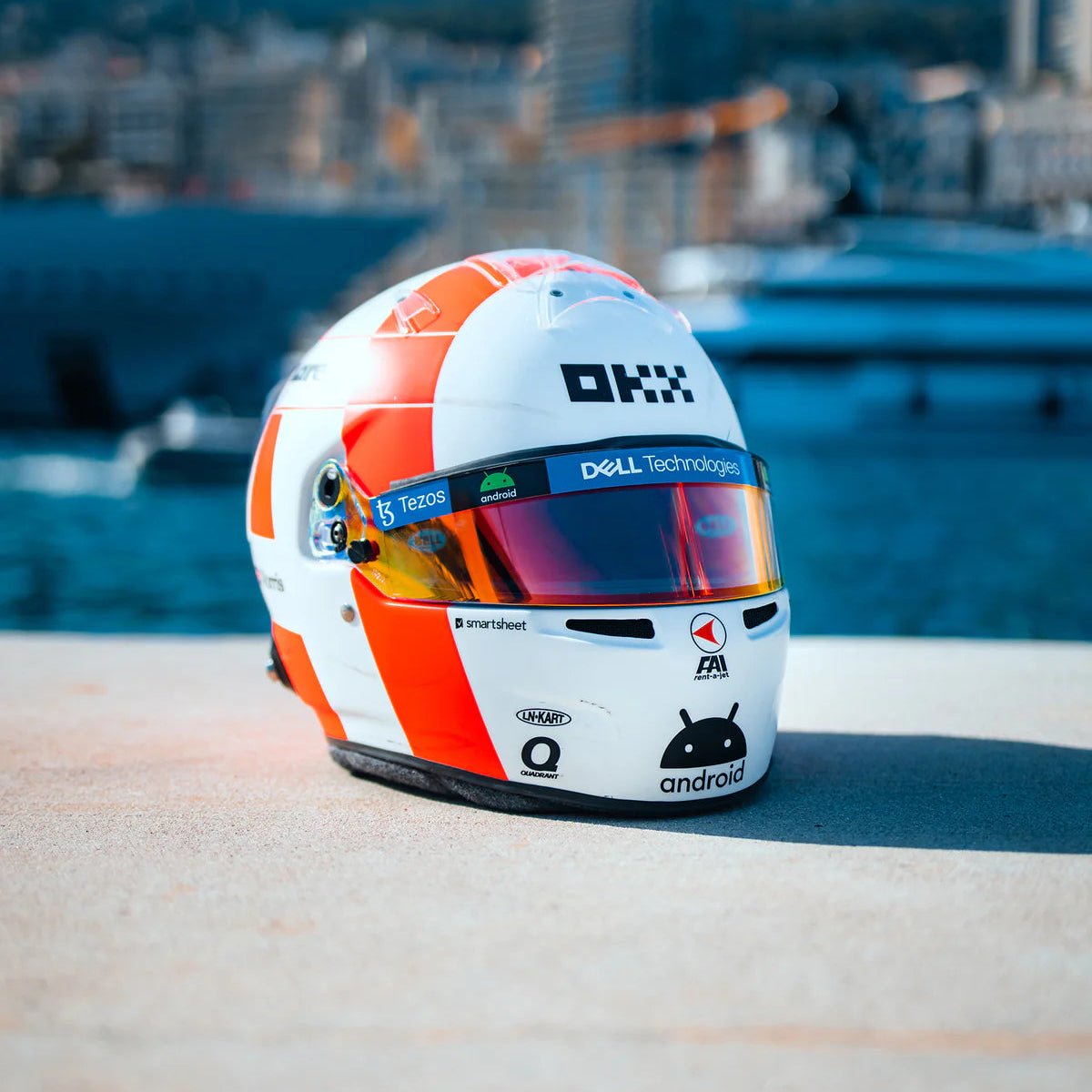 Casque Réplique Lando Norris – Monaco GP 2023 – Échelle 1:1 - headgrid.fr