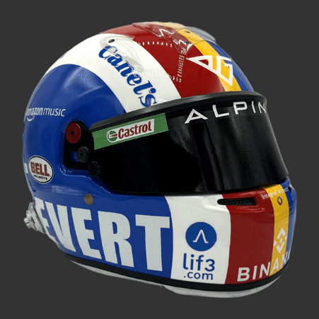 Casque réplique Pierre Gasly – USA Grand Prix 2023 – Échelle 1:1 - headgrid.fr