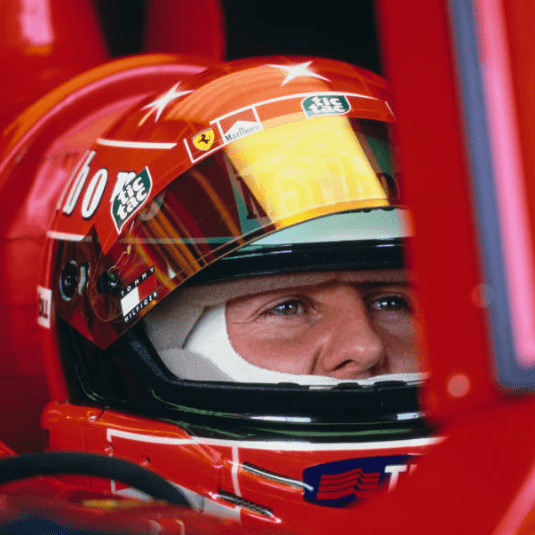 Casque Réplique Michael Schumacher – Saison 2000 – Ferrari F1 – Échelle 1:1 - headgrid.fr