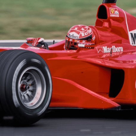 Casque Réplique Michael Schumacher – Saison 2000 – Ferrari F1 – Échelle 1:1 - headgrid.fr