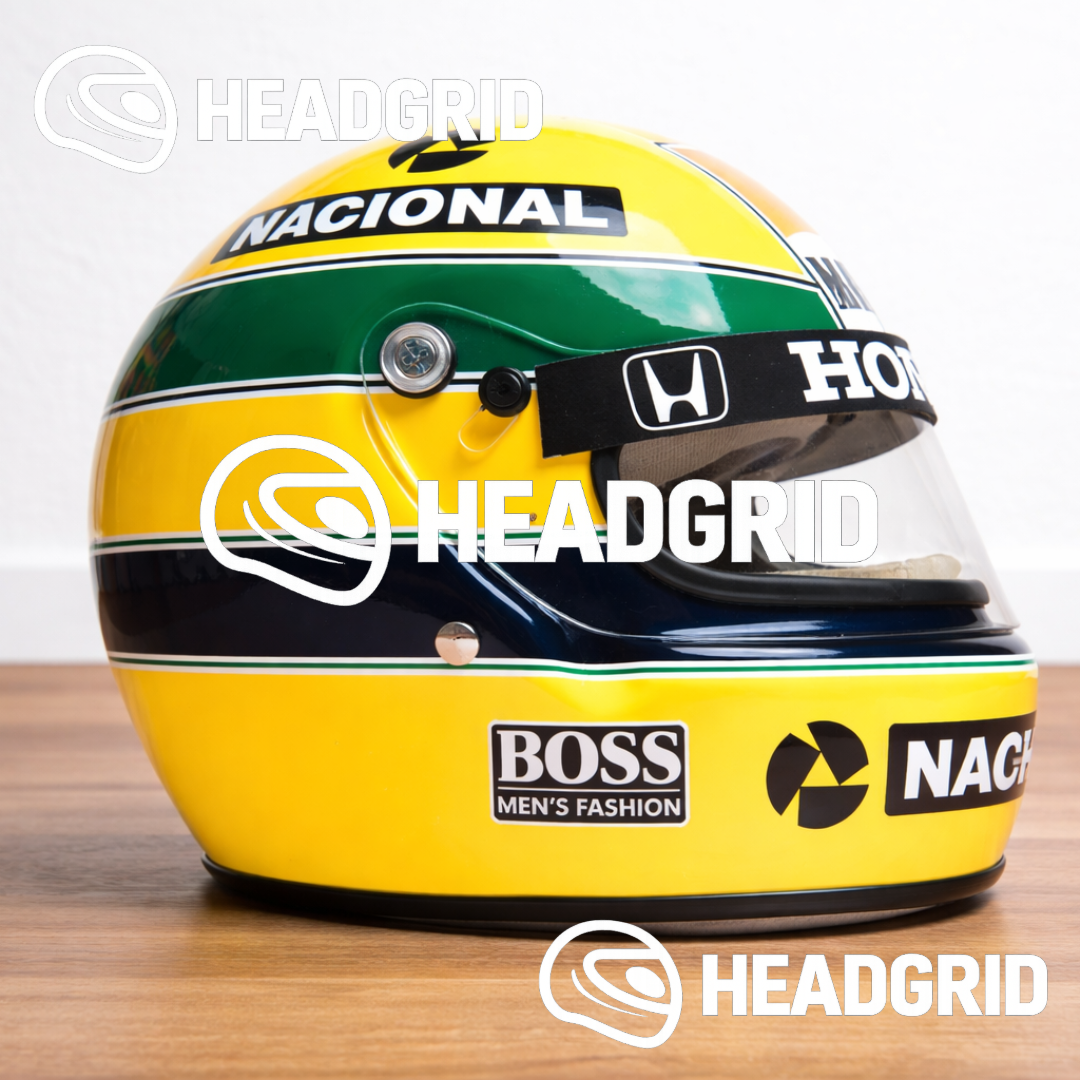 Casque Réplique Ayrton Senna – Saison 1988 – Échelle 1:1
