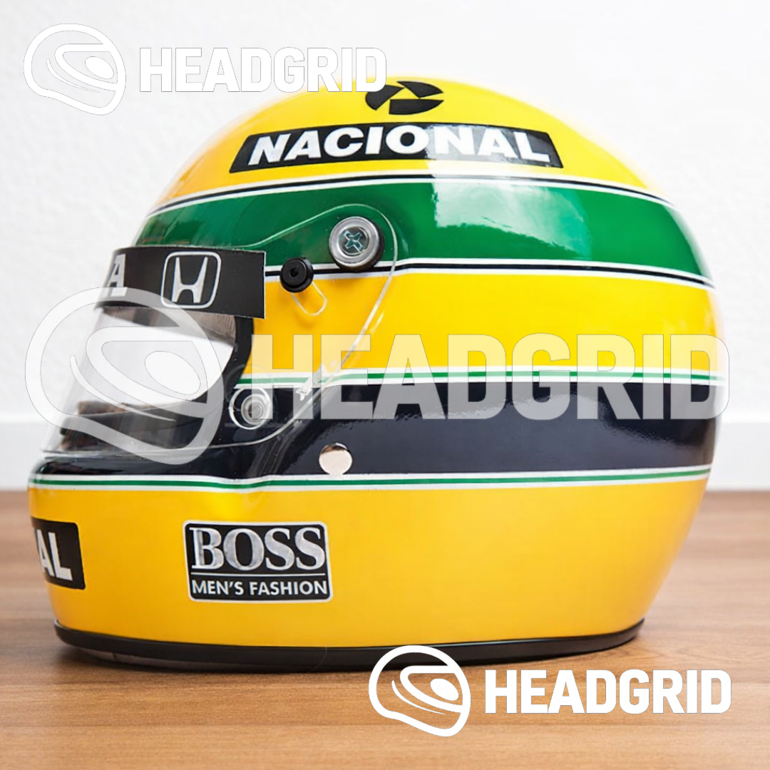 Casque Réplique Ayrton Senna – Saison 1988 – Échelle 1:1