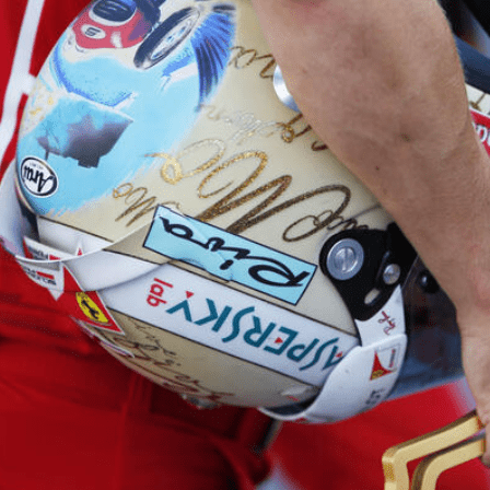 Casque Réplique Sebastian Vettel – Monaco GP 2017 – Échelle 1:1 - headgrid.fr