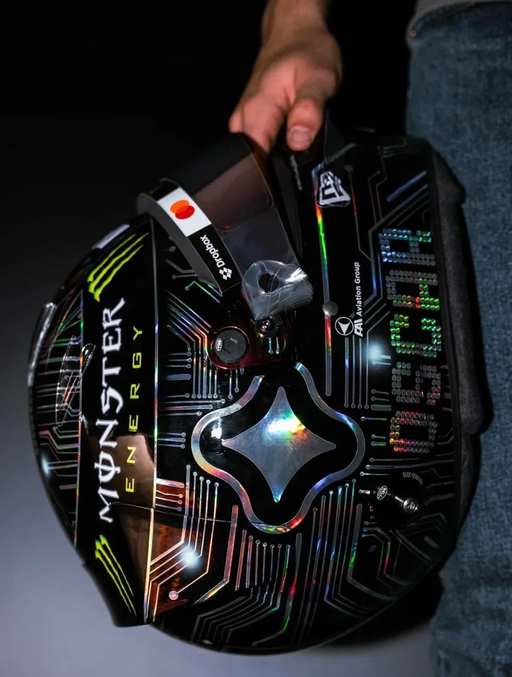 Casque Réplique Oscar Piastri – Austin GP 2025 – Échelle 1:1 - headgrid.fr