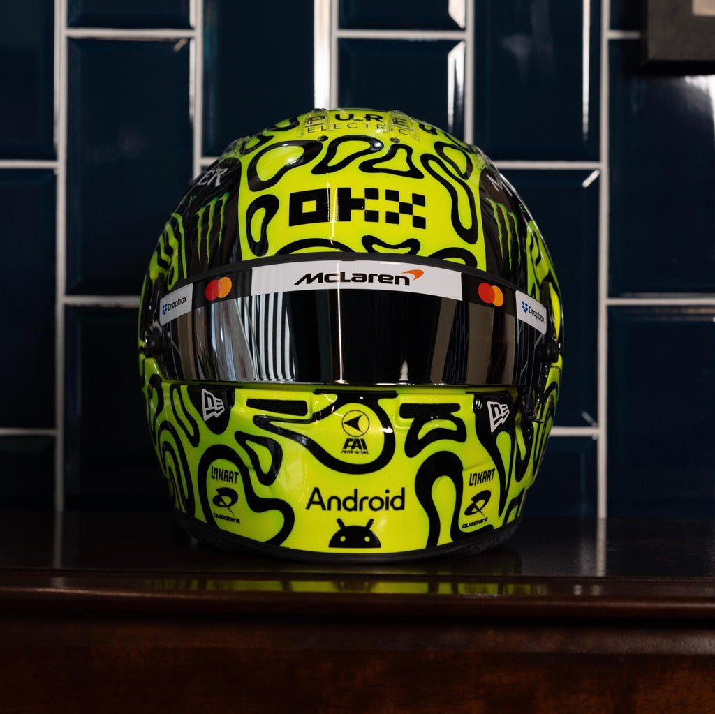 Casque Lando Norris 1:1 - 2025 - headgrid.fr