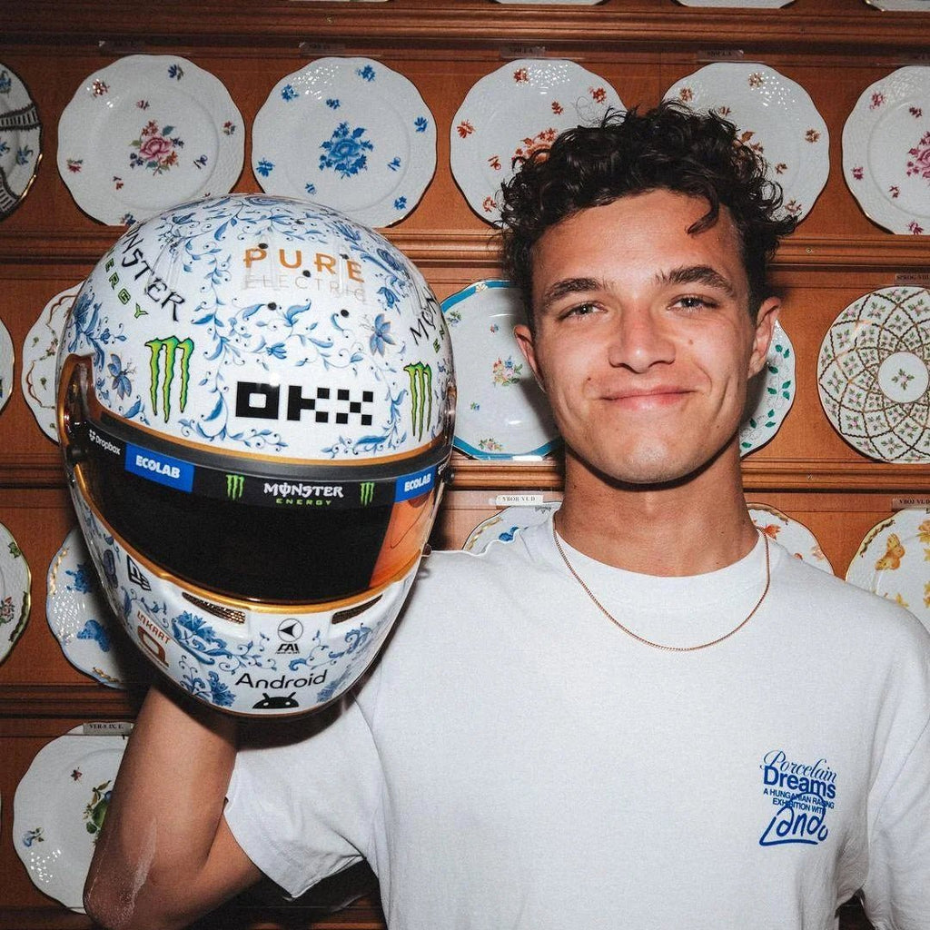 Casque Réplique Lando Norris – Hungary GP 2024 – Échelle 1:1 - headgrid.fr