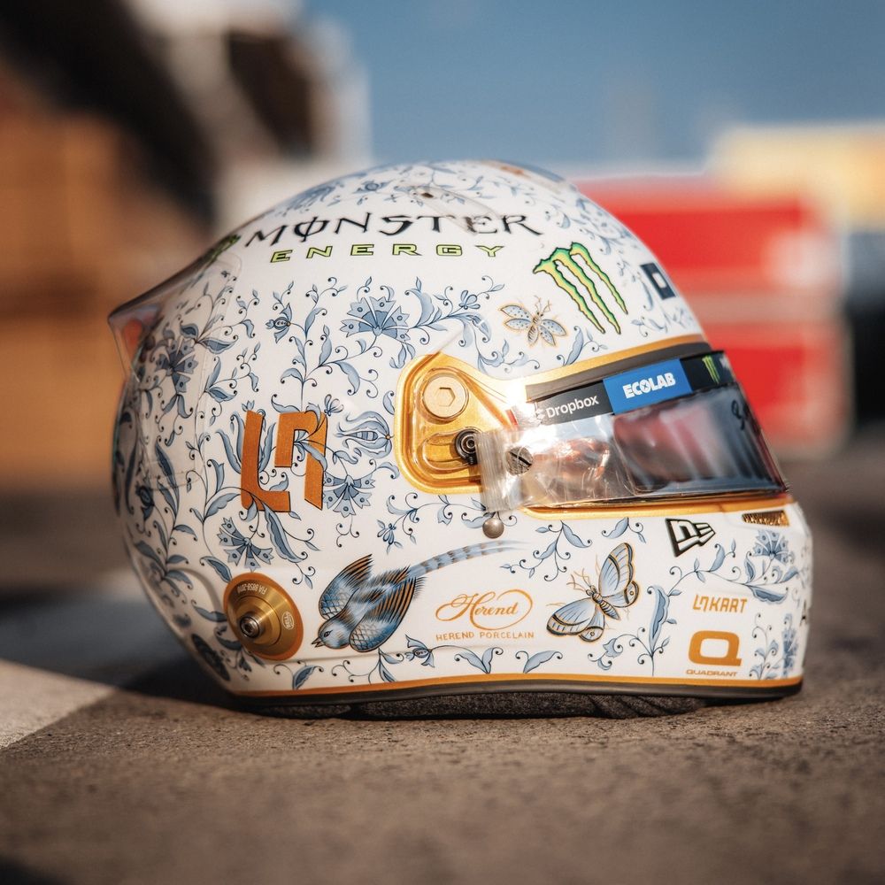 Casque Réplique Lando Norris – Hungary GP 2024 – Échelle 1:1 - headgrid.fr