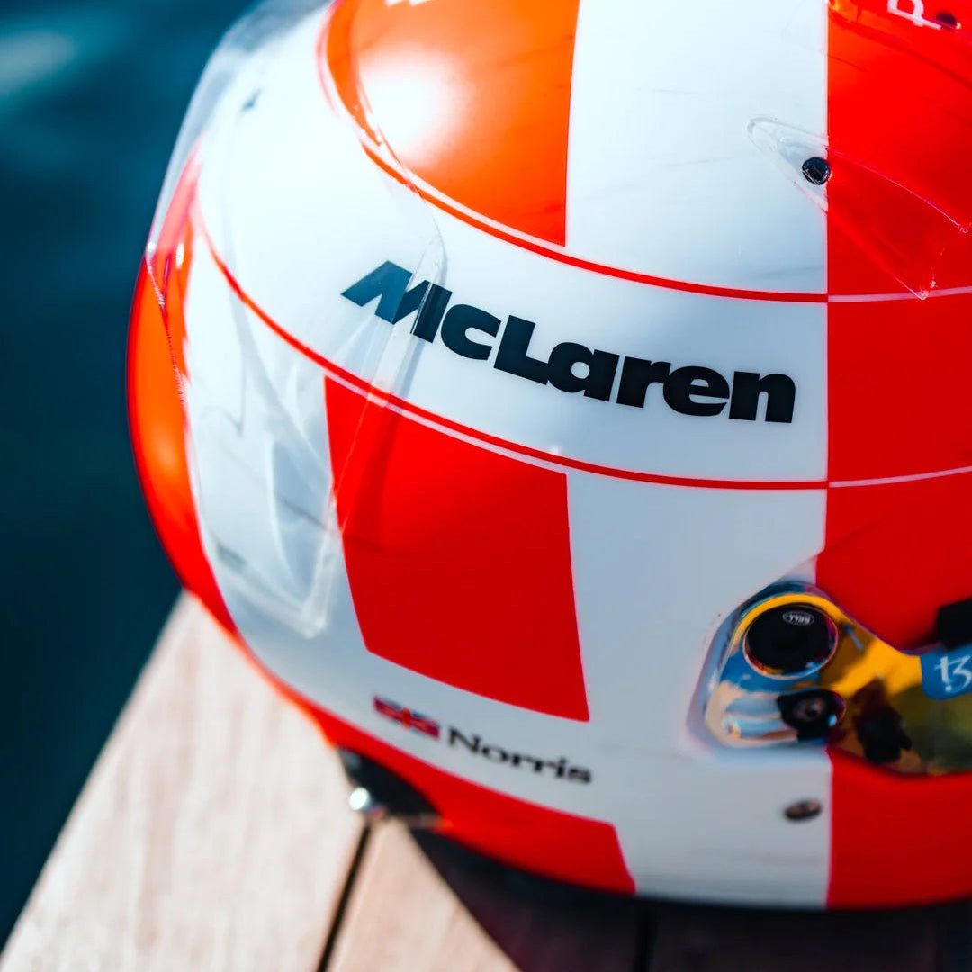 Casque Réplique Lando Norris – Monaco GP 2023 – Échelle 1:1 - headgrid.fr