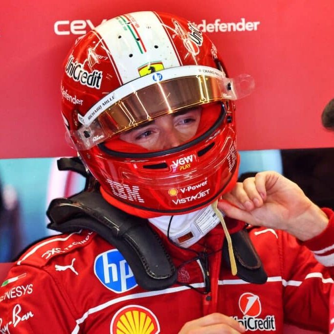 Casque Charles Leclerc 1:1 - Imola 2025 - headgrid.fr