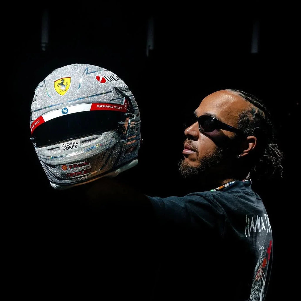 Casque Réplique Lewis Hamilton – Las Vegas GP 2025 – Échelle 1:1