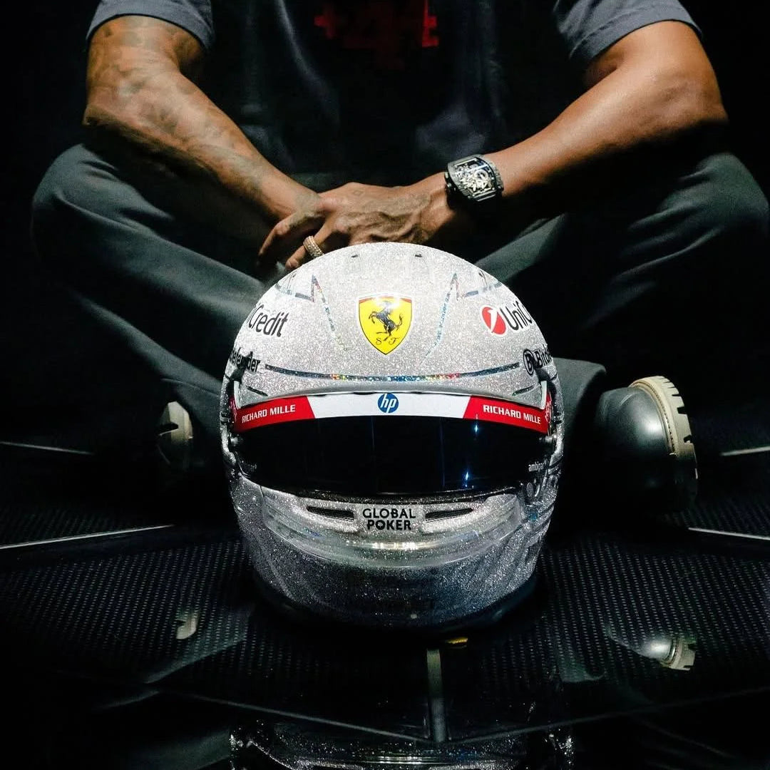 Casque Réplique Lewis Hamilton – Las Vegas GP 2025 – Échelle 1:1