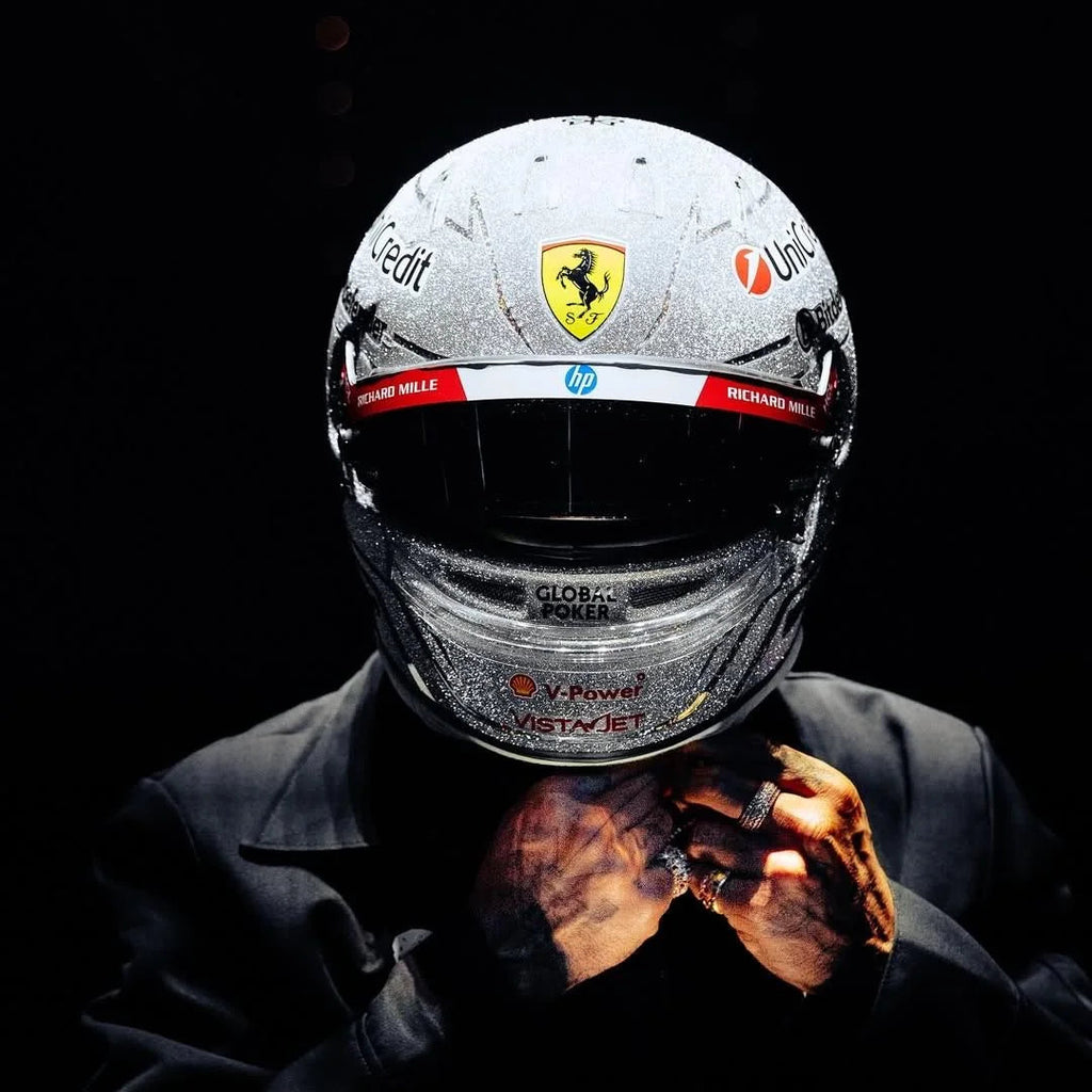 Casque Réplique Lewis Hamilton – Las Vegas GP 2025 – Échelle 1:1