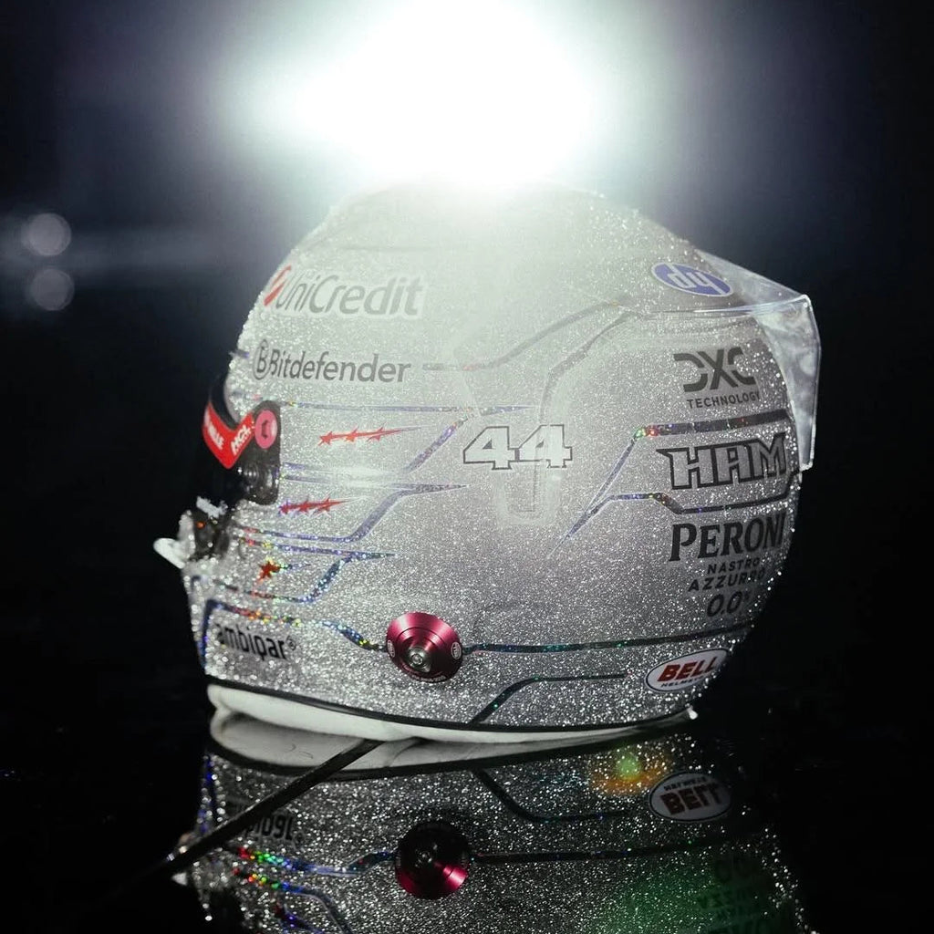 Casque Réplique Lewis Hamilton – Las Vegas GP 2025 – Échelle 1:1