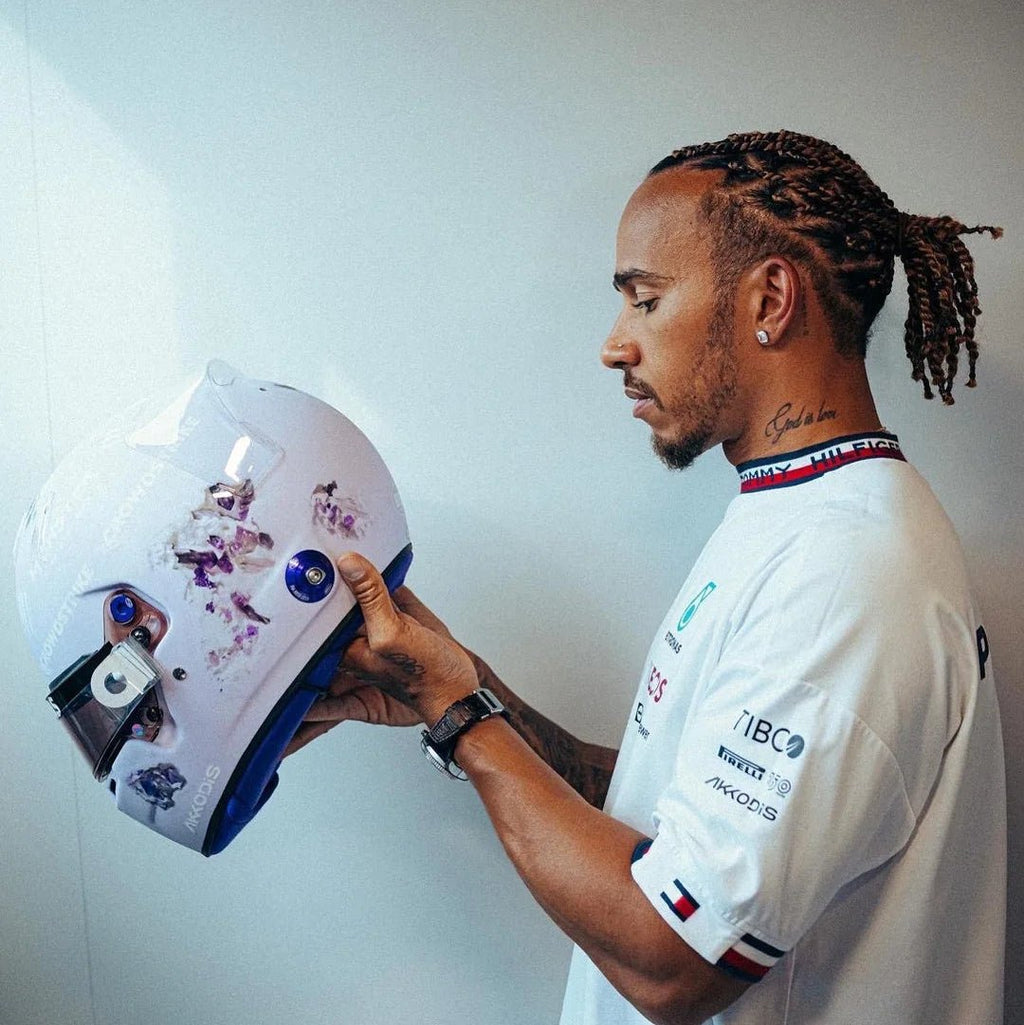 Casque Réplique Lewis Hamilton – Monaco GP 2022 – Échelle 1:1 - headgrid.fr