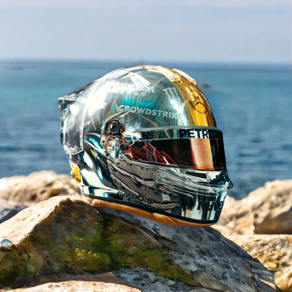 Casque Réplique Lewis Hamilton – Édition Limitée Suzuka 2023 – Taille 1:1 - headgrid.fr
