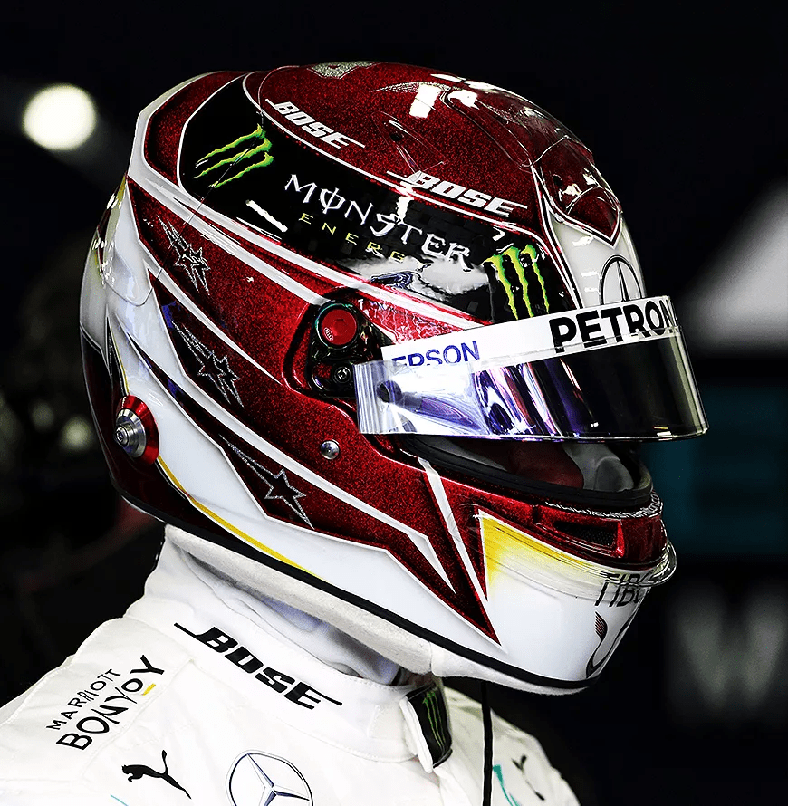Casque réplique Lewis Hamilton – 2019 – Échelle 1:1 - headgrid.fr