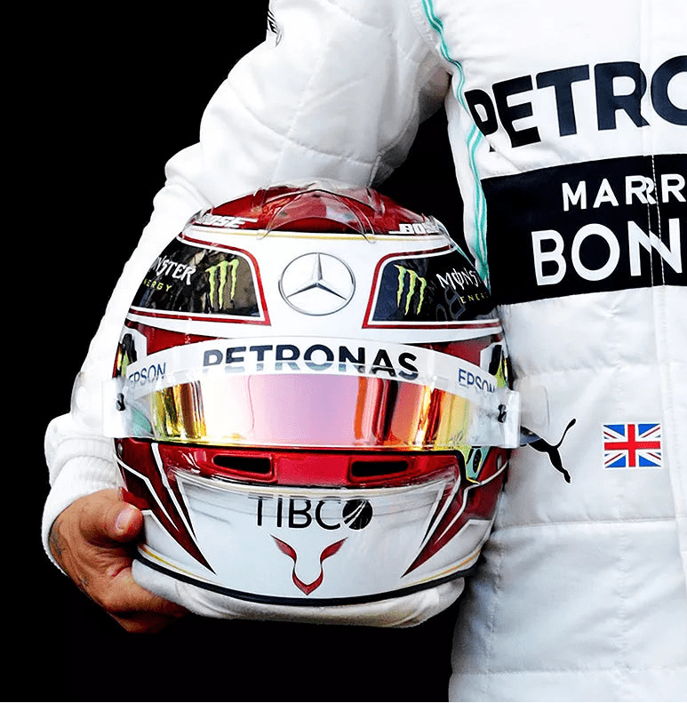 Casque réplique Lewis Hamilton – 2019 – Échelle 1:1 - headgrid.fr