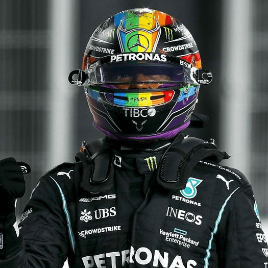 Casque Réplique Lewis Hamilton – Abu Dhabi GP 2021 – Échelle 1:1 - headgrid.fr