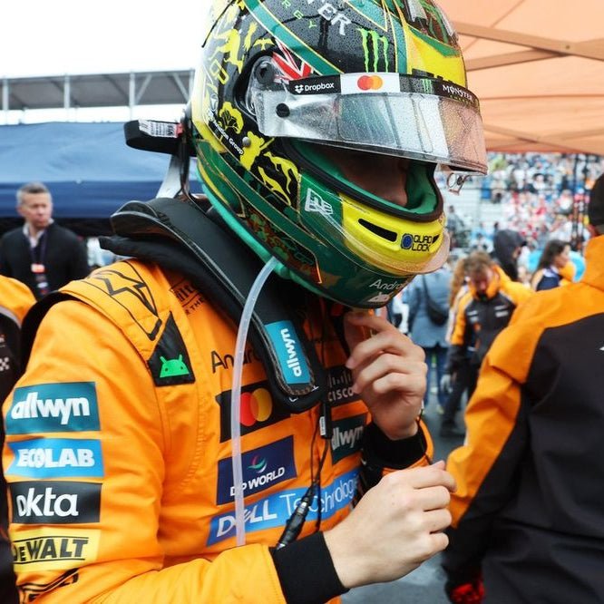 Casque Réplique Oscar Piastri – Melbourne GP 2025 – Échelle 1:1 - headgrid.fr