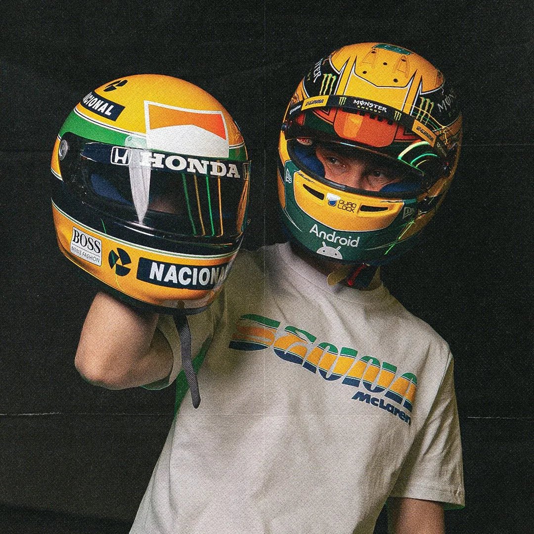 Casque Oscar Piastri 1:1 - 2023 Monaco - headgrid.fr