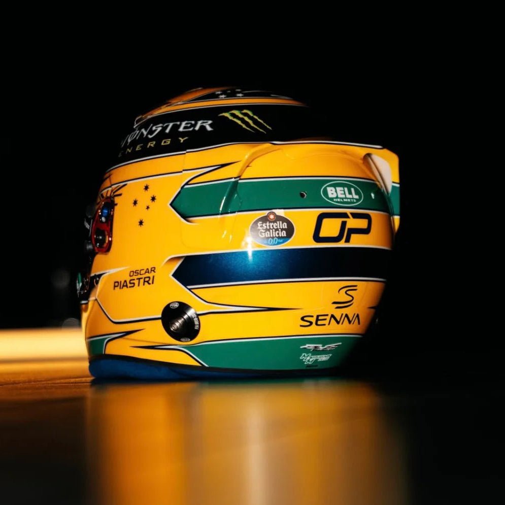 Casque Oscar Piastri 1:1 - 2023 Monaco - headgrid.fr