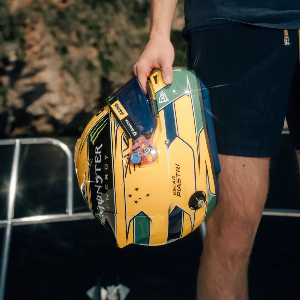 Casque Oscar Piastri 1:1 - 2023 Monaco - headgrid.fr