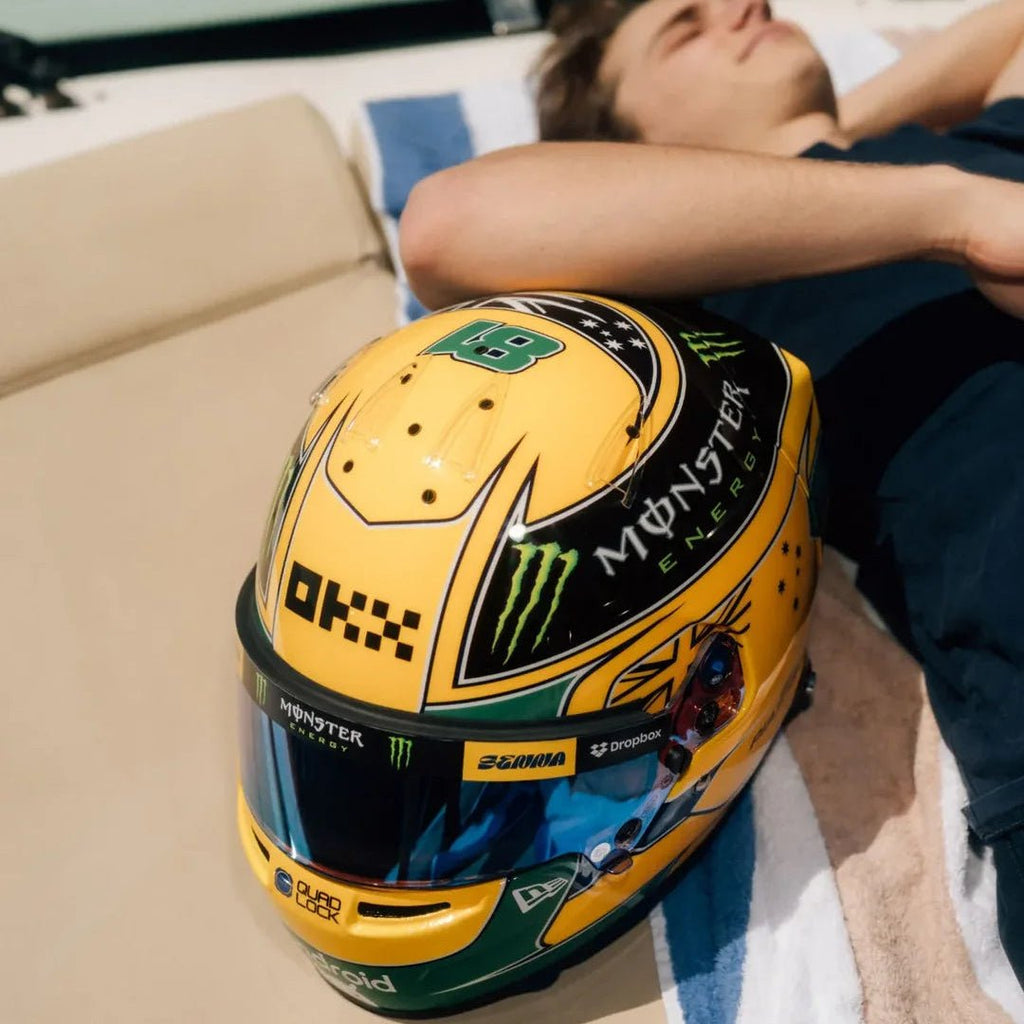 Casque Oscar Piastri 1:1 - 2023 Monaco - headgrid.fr