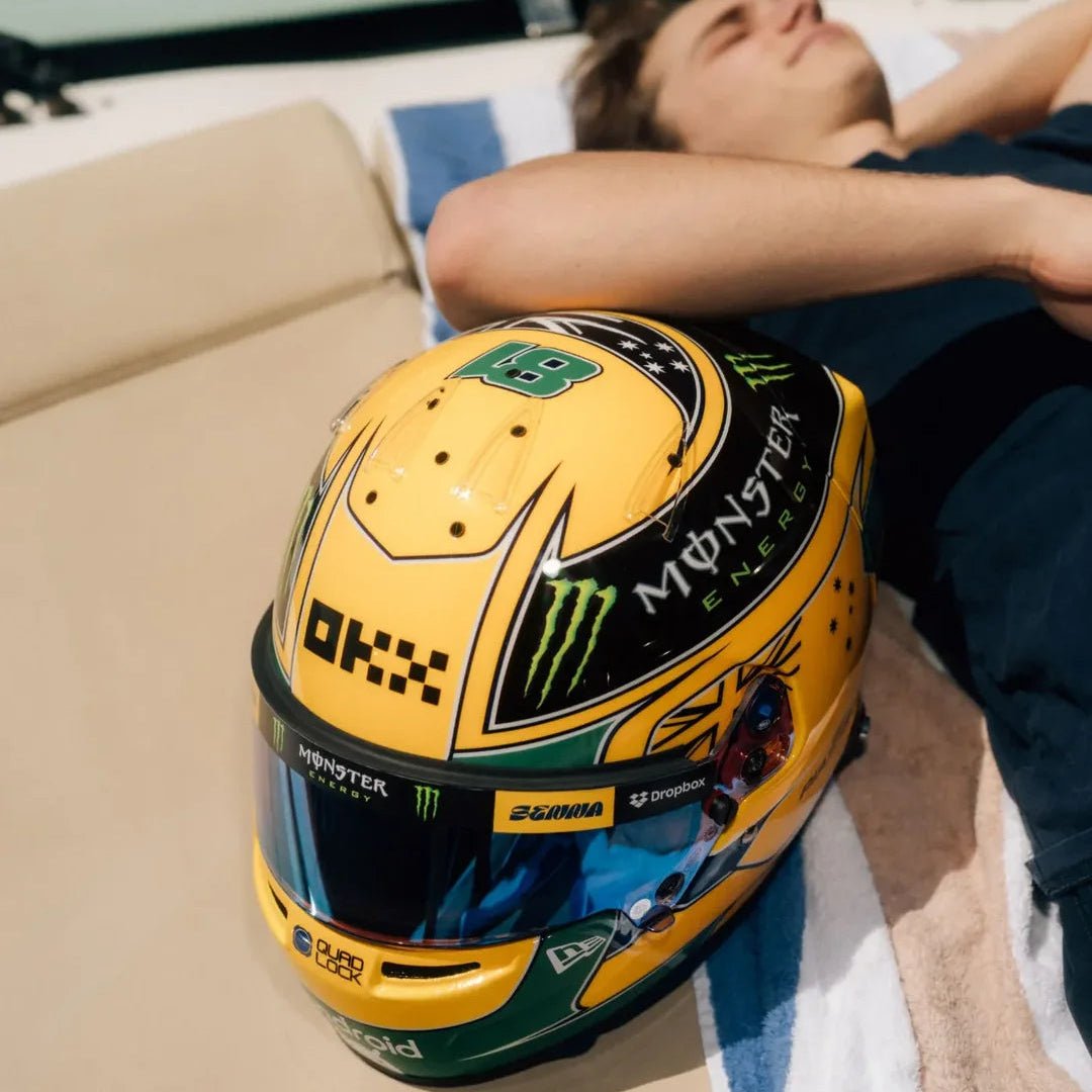 Casque Oscar Piastri 1:1 - 2023 Monaco - headgrid.fr