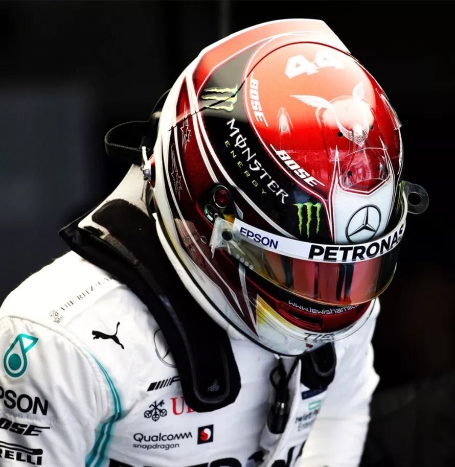 Casque réplique Lewis Hamilton – 2019 – Échelle 1:1 - headgrid.fr