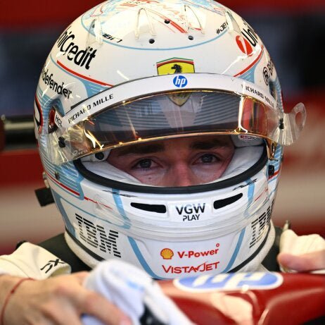 Casque Charles Leclerc Monaco 2025 - 1:1 - headgrid.fr