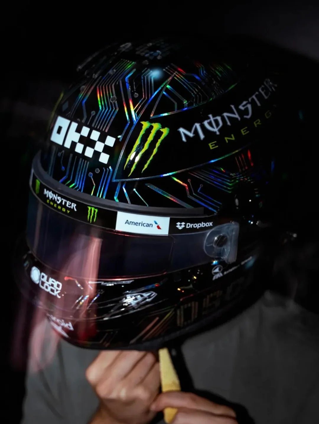 Casque Réplique Oscar Piastri – Austin GP 2025 – Échelle 1:1 - headgrid.fr